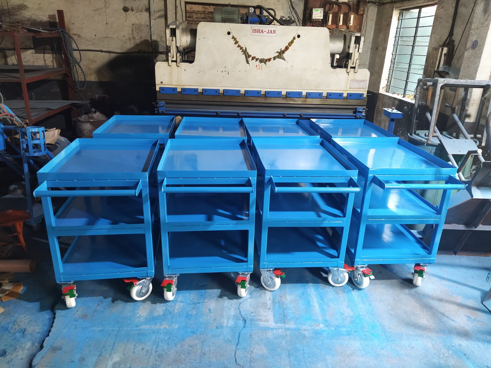 Material Handling Trolleys Megamech Industries Pvt Ltd